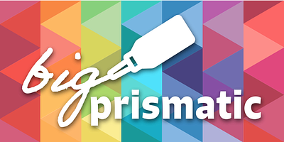 Big Prismatic branding design icon logo typography