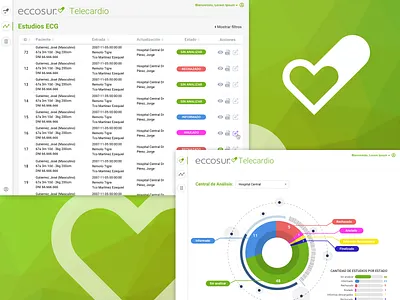 Eccosur - Dashboard Design dashboard ui
