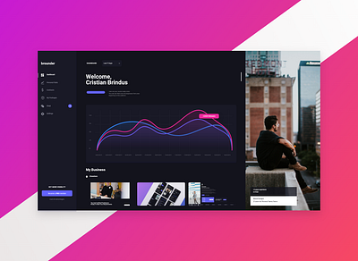 Web Application - Dashboard app branding creative design dark theme dashboard design minimalistic platform ui design ux design web design website design