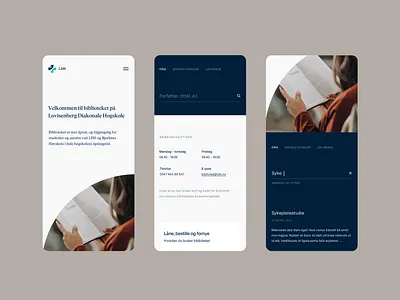 LDH Mobile app branding design logo responsive typography ui ux