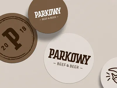 Parkowy Beef & Beer beef brand burger burger bar eating food gastronomy logo logotype restaurant