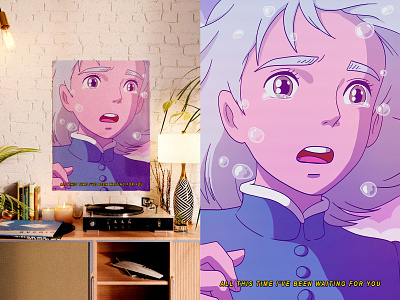 Howl's Moving Castle Sophie sadness! 90saesthetic aesthetic aestheticart anime animeart chill chillvibes hayaomiyazaki howlsmovingcastle lofi lofiaesthetic miyazaki retro retrowave studioghibli vibes