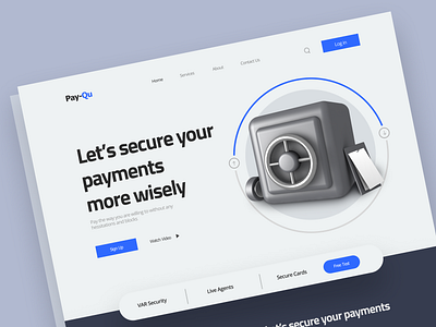 Secure Pay's Design concept idea illustration ui ux