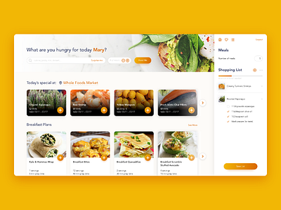 Recipe sourcing and grocery shopping list app food food app grocery grocery list meal planning recipe shopping sourcing