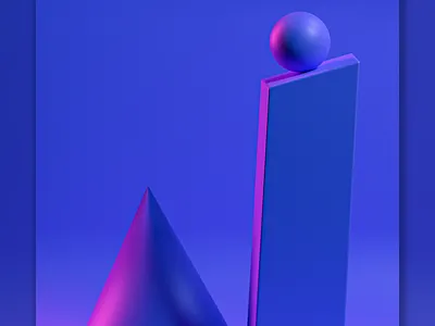 Balanced But Unbalanced 3d 3d poster blender emilioriosdesigns graphicdesigner poster poster design