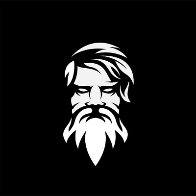 beard logo design art branding design esport icon identity illustration logo mark tshirt