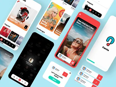 Canto adobexd app application iran ui uiux