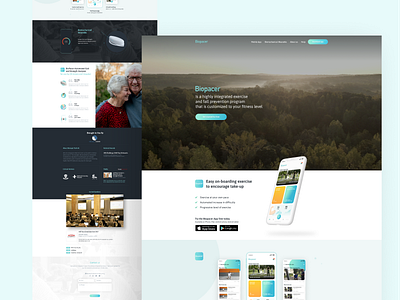 Biopacer Landing page