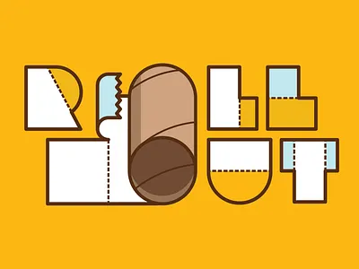 Rollout 19 2020 corona covid design icon illustration logo outbreak paper roll science toilet vector virus