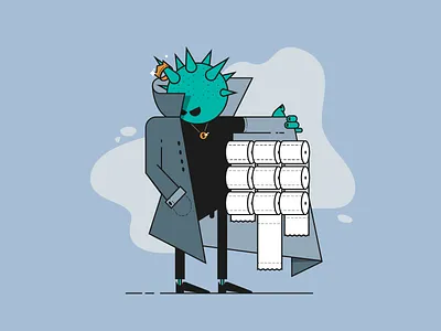 Absurd Panic adobeillustration borabula character coronavirus design funart illustration logo logotype vector vectorart