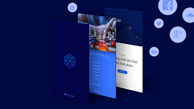 FRACTALL Brand app brand branding color design icon logo ui ux web