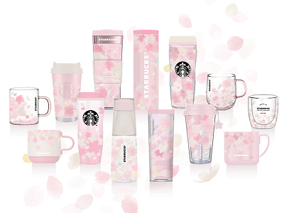 Starbucks Japan FY20 Spring Project branding illustration