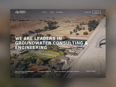 Water Engineering Website animated animation animations dailyui desktop dribbble homepage interactive motion parallax parallax effect parallax scrolling parallax website transition ui ui design web webdesign website website design