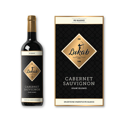 Wine label design elegant label wine