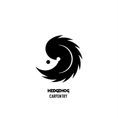 Hedgehog Carpentry 🦔 brand identity branding carpentry hedgehog hedgehog logo logo logo concept logo inspiration logodesign logos minimal negative space logo woodworking