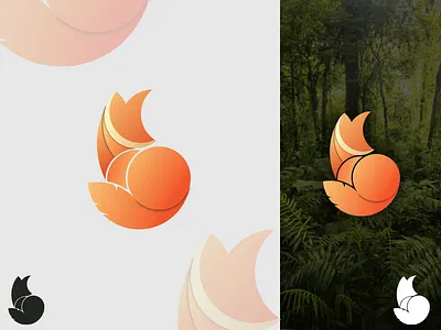 Fox logo branding design fox fox logo gradient graphic design logo logo design logodesign modern logo vector