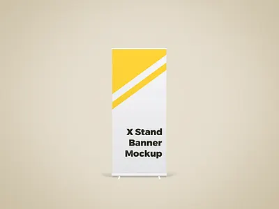X Stand Banner Mockup branding free free downlaod free psd freebie mock up mockup psd showcase x stand mockup