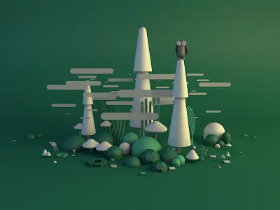 Jungle c4d