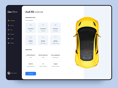 Remote control app cars color concept design interface minimal ui uiux user userinterface