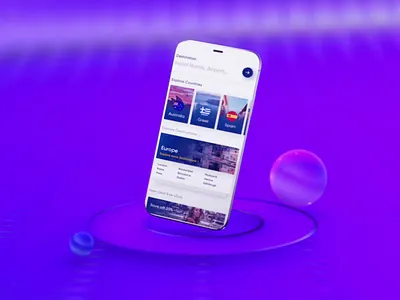 Hotel Booking Concept 3d aftereffects app booking concept design hotel layout product design ui uxui visual website