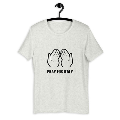 Pray For Italy Coronavirus T-Shirt art direction branding coronavirus creative fashion graphic italy menu rip tshirt