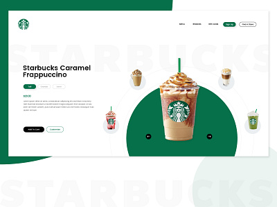 StarBucks brand design brand identity branding coffee coffeeshop design ideation starbucks thought ui website website design