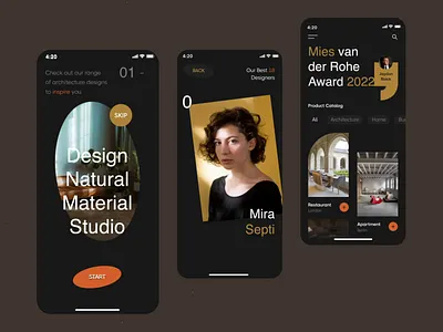 Natural material motion app android app app design app screens application design gallery interaction interaction app interaction design ios mobile mobile app mobile application motion motion app ui ux