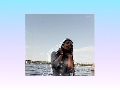 Figure in the photo. Editing editing editorial illustration illustration lines neon photo photoshop