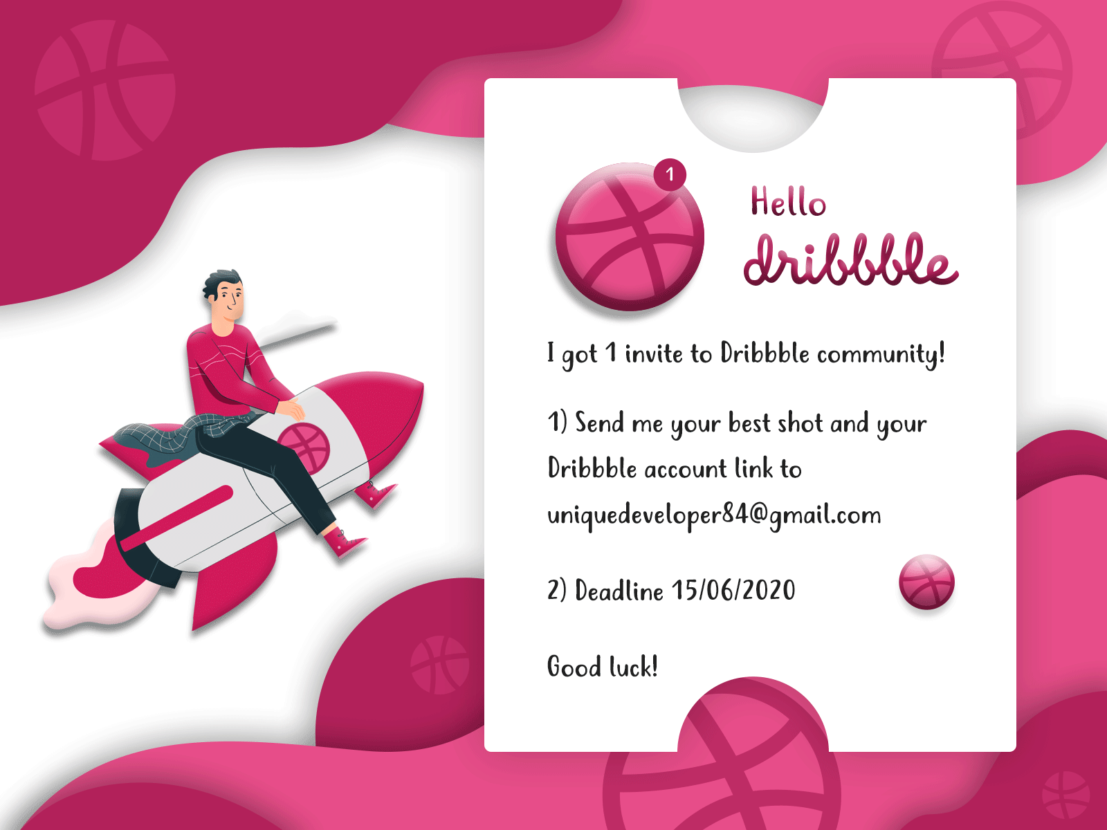 dribble Invite best shot dribbble invite dribble invitation tranding