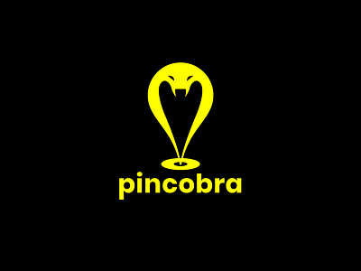 Pin Cobra Logo app cobra costume design costumlogo location logo map mark navigation pin point road sign symbol tag travel vektor