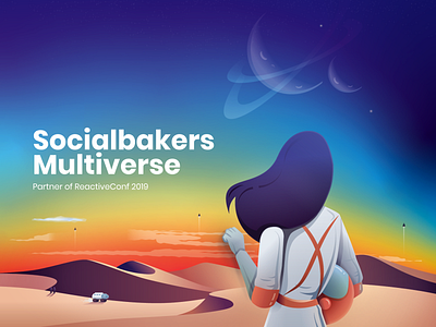 Socialbakers Multiverse Stand - on behance conference design illustration socialbakers stand