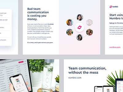 Numbro - Digital Brochure app brand branding brochure design company design illustration mobile mockup numbro press product