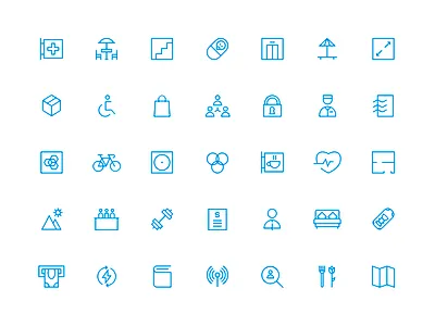 Icon Set - Property Management Company icon icon set illustration property property management set ui web webdesig website