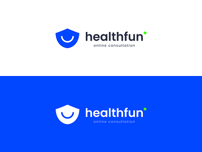 Healthfun - online consultation brand brand identity branding branding design clean clinic coronavirus doctor health identity logo mark mask medical minimal