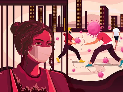 Allert! best design branding cartoon illustration cartooning concept corona cartoon corona drawing corona illustration coronavirus illustration art illustrations illustrator recent corona update