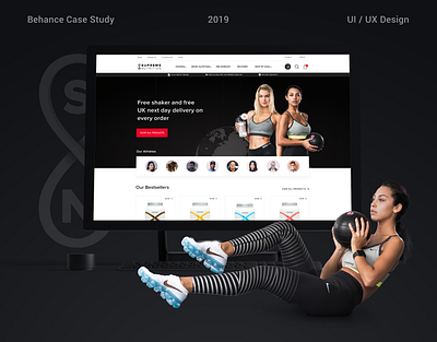 Sport Supplements - (UI/UX, eCommerce) business design ecommerce gym health healthy nutrition sport supplements ui ux vegan web web design website