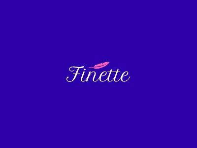 Finette elegant leaf logo soft