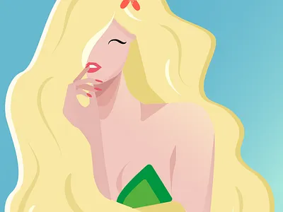 happy art characters design flat girl illustration illustration art minimal summer vector