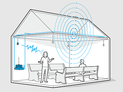 T-Coil Induction Loop accessibility cutaway hearing aid hearing loss illustration induction line illustration lineart radio t coil technical illustration technology telecoil