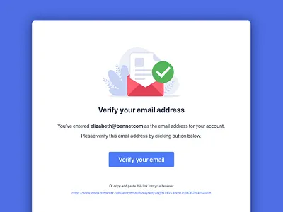 Verify Email Address email envelope form graphic design illustration login modal motion register shapes signup ui ui design uiux verify email