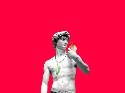 Let me enjoy cream latte. colourful design graphic deisgn minimal