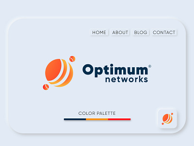 Optimum 2020 design 2020 trends app branding company logo logo design logodesign logos logotype neumorphic neumorphism optical optimum orange logo others redlogo typography ui vector