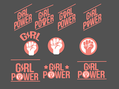 Girl Power girl power graphic design illustration logo women empowerment