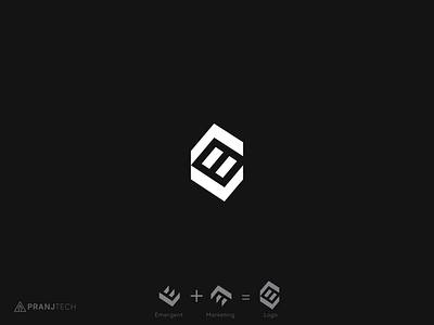 E M Logo branding clean design graphicdesign illustration logodesign logotype minimal minimalist logo monogram
