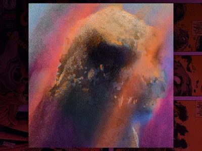 Godzilla color theory creature creature design design digital painting godzilla halftones illustration pop culture popart procreate procreateapp texture