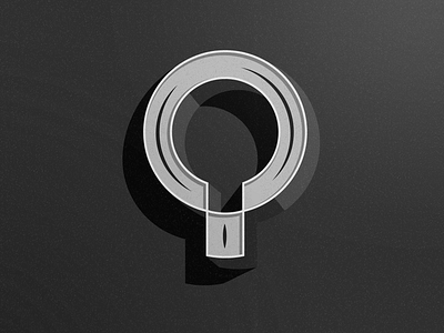 Q - 36 Days of Type 36daysoftype 40s adobe illustrator hollywood lettering movie movie title retro shadow shadow type texture type typography vector volume