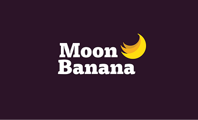 Moon Banan banana logo personal production yoga