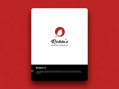 Robin's brand design icon logo