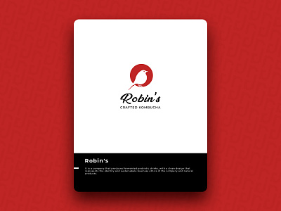 Robin's brand design icon logo
