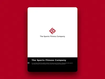 The Sports Fitness Company brand design icon logo